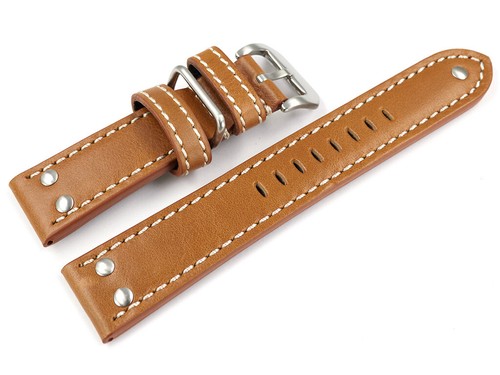 Uhrenarmband leder hellbraun - uhrenarmband,