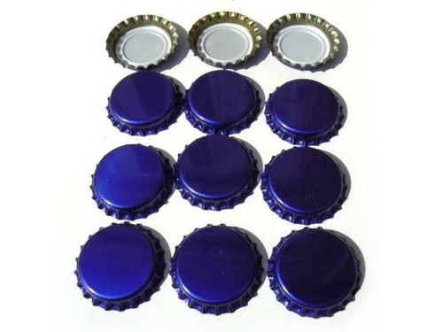 Kronkorken blau 26mm neu neue - kronkorken,