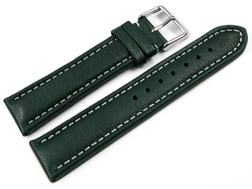 Uhrenarmband echt leder glatt - echt,